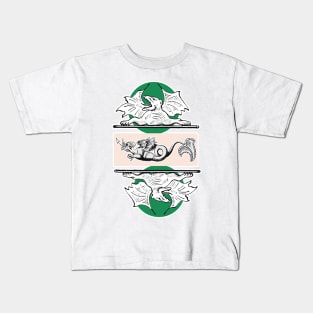 Dragon myth and symbol Kids T-Shirt